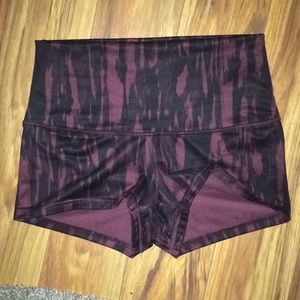 Lululemon high waisted shorts